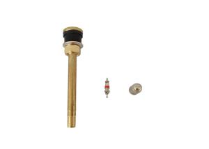 Quality V3.21.5 Truck Valve Stem TR571 15.9mm 0.625 Inch Rim Hole Brass Cap ISO9001 wholesale