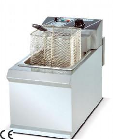 Stainless Steel 1 Tank Fryer Restaurant Cooking Equipment with Mechanical