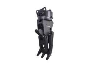 Quality Black DZ60 Excavator Attachments Single Cylinder Wood Grabber wholesale