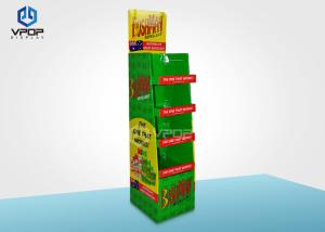 Quality Easy Assembling Cardboard Floor Displays Economical Foldable For Supermarket wholesale