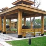 Enhance Your Outdoor Area with Nonstandard Wood Deck Fence Post Base Pergola