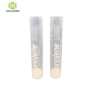 Quality Round 75 ML Toothpaste Packaging Tube , Screw Cap White Tube Packaging wholesale