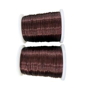 Quality AWG 38-8 Electromagnetic Enameled Copper Winding Wire Thermal Class 180℃ wholesale