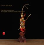 Anniversary Desktop Ornament Contemporary Design Metal Figure of Sun Wukong