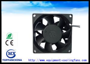 Quality 2 . 3W Industrial Axial Fans / Metal Frame Vane Axial Fan 80mm X 80mm X 38mm wholesale