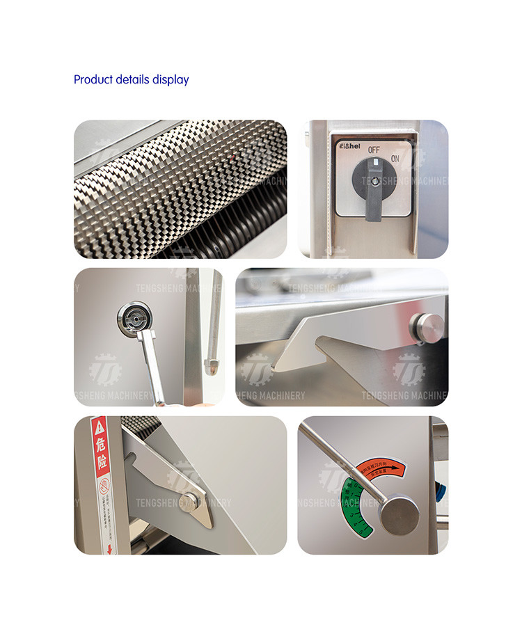0.75KW Kitchen Meat Peeling Equipment Beef Skinning Machine