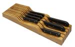multifunctional bamboo knife block knife sets with block