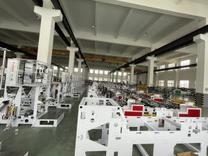 Quality 5kw OPP Sanitary Napkin Bag Making Machine Double Head wholesale