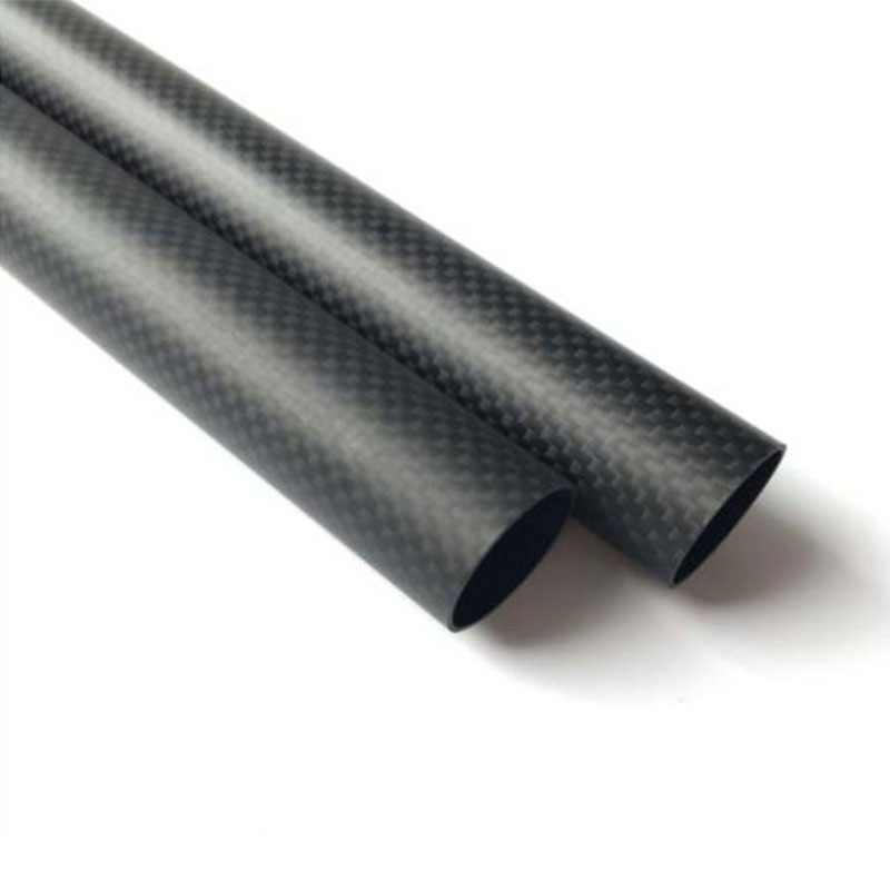 100% 3K Carbon Fiber Tube - Twill Weave - 1/2" ID x 5/8" OD x 3 ft. Long