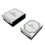 Contrast Color Wrapover Paper Cardboard Box Magnet Closure Wallet Packaging