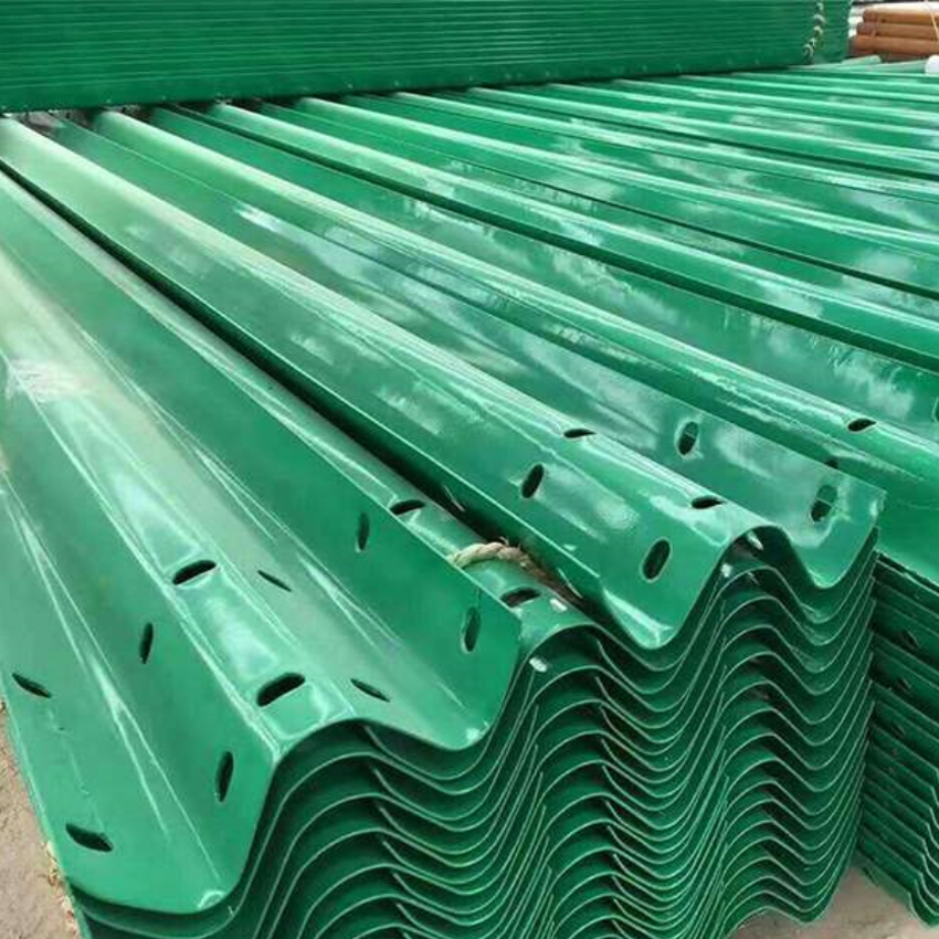 Roadway Safety Technology Clod-rolled Roadway Safety W Beam Plastic Highway Guardrail