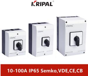 Quality KRIPAL 10-100A IP65 Waterproof Changeover Switch RoHS Standard wholesale