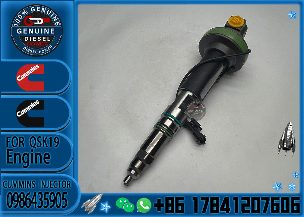 Fuel Injector 0986435616 0986435905 0986435612 0986435611 For QSK19 QSK38 QSK50 QSK60 Engine