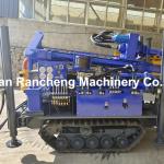 Crawler-Mounted DTH Hydraulic Water Well Drilling Rig 180m Deep Ground Crawler