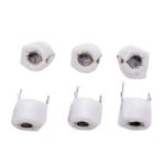 6mm Ceramic Trimmer Capacitor White 10pF 100V For Remote Keyless Equipment