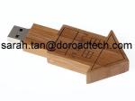 Wooden USB Drives House Shaped USB Flash Drive