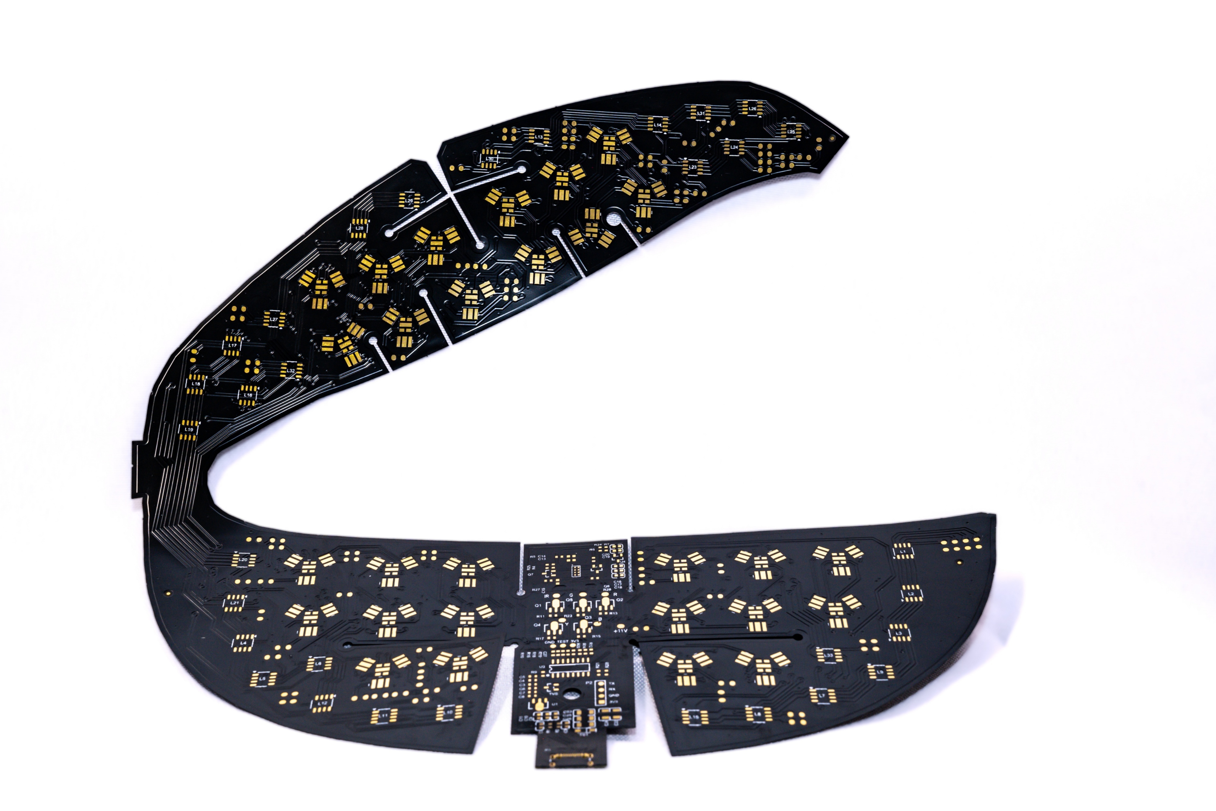 Customized Medical Beauty LED Neck protection FPC Cable Accessories Polyimide Base Material Flexible Circuit Board