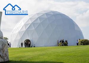 Quality Custom Logo Outdoor Geodesic Camping Wind Wall Glamping Dome Tent wholesale
