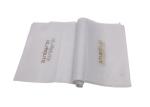 Luxury Custom Wrapping Paper Rolls Marked Gold Logo Cloth Tissue Paper