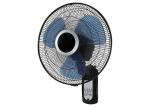 Space - saving 12 Inch Wall Mounted Electric Fan 3 Speed With Remote Control