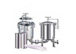 Quality 304/316 Stainless Steel Bag Filter Housing , Liquid Bag Filter Housings For Liquid wholesale