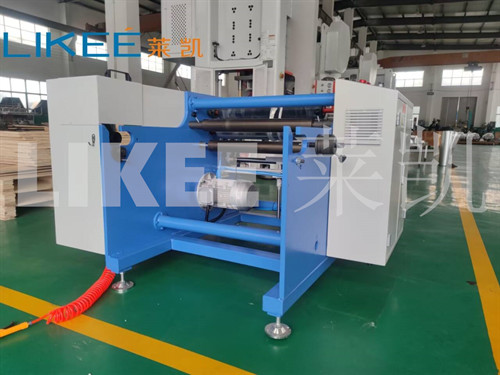 2 Spindle Semi Automatic House Foil Rewinding Machine for 0.01 mm failing precision
