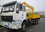 10 Ton Telescopic Boom Truck Mounted Crane, With 13.5m Max Lifting height For