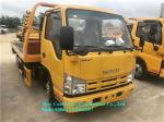 4x2 Special Purpose Truck One Pull Two Car Flatbed Road Wrecker Tow Truck