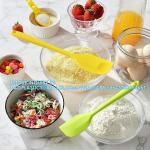 Silicone Rubber Spatula Set, For Cooking & Baking, Dishwasher Safe, 5pcs Spatula
