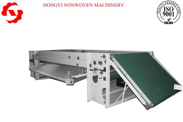 Thermal Bond Nonwoven Fabric Cross Lapper Machine , Automatic Fabric Spreading