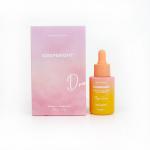 30ml Flat Shoulder Essential Serum Dropper Bottle Frosted Glass With Gift Box