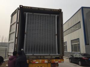 Quality 14 microns temporary fencing panels 2100mm x 2400mm 60mm x 150mm x 3.00mm diameter clamp to suit OD 32 post wholesale