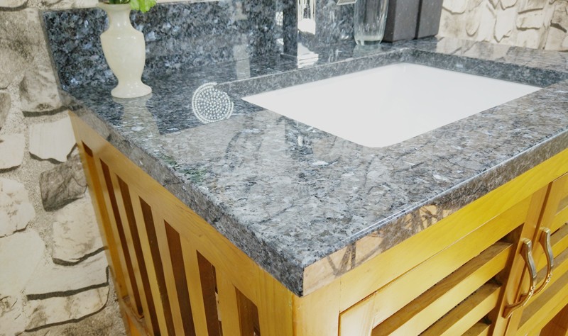Economical Quartz Bathroom Vanity Tops 93% Quartz Sand Percentage