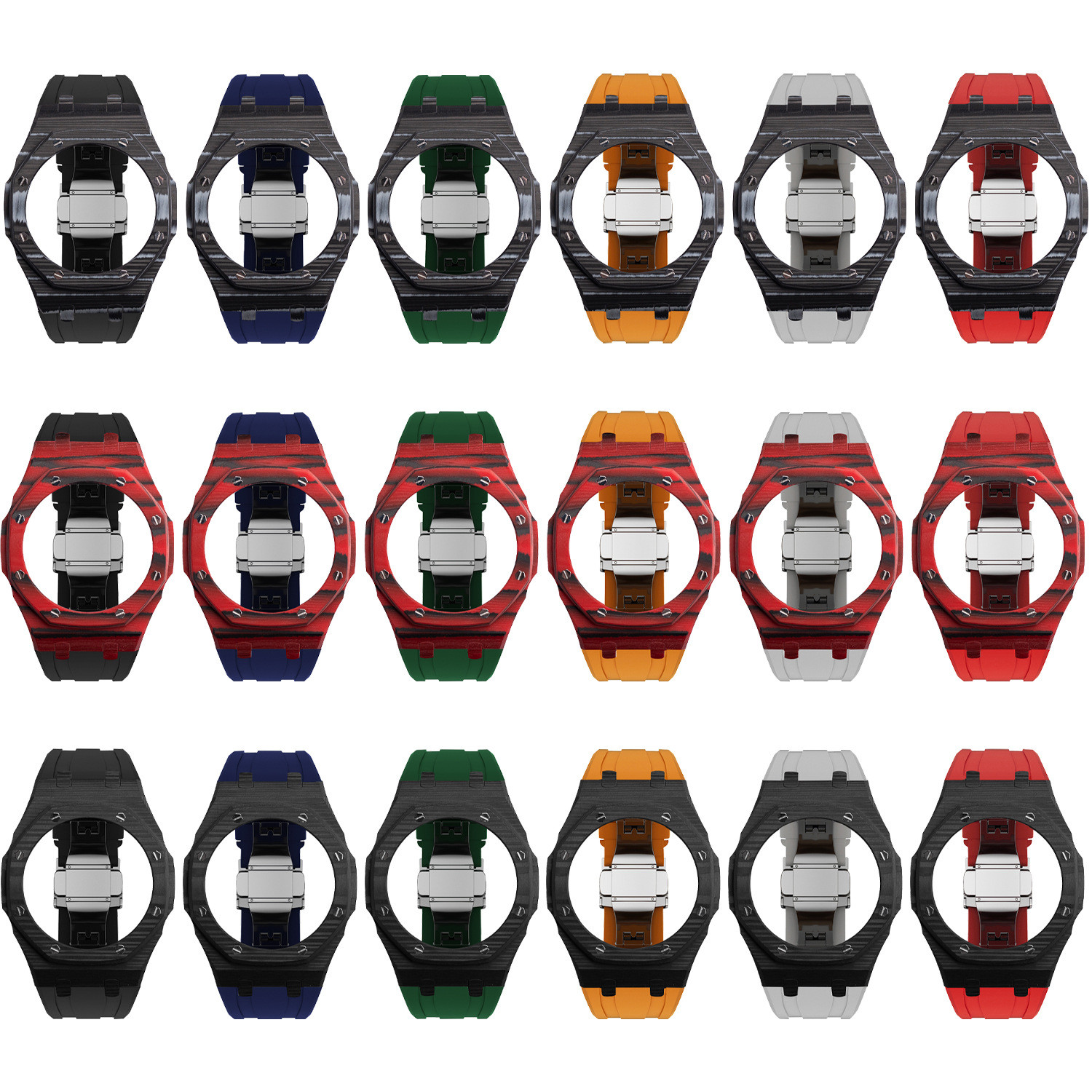 OEM Casio G Shock Ga 2100 Case Fashion Fold Over Clasp Type Stainless Steel