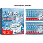 OEM Automatic toilet bowl cleaner tablets Blue Bubble Toilet Rim block in Tank