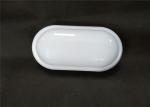 1000lm 12W IP65 White Oval Bulkhead Lamp / LED Outdoor Bulkhead Lights