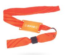 Quality 13.56Mhz Nylon Passive RFID Chip Wristband Silk Printing For Events Ticketing wholesale