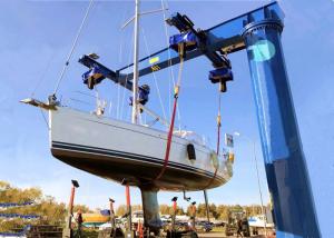 Quality Marina Boat Lifting 2-12t Jib Crane Pivot Design wholesale