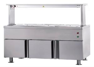 Quality DK Marine Weight 130kg Marine Kitchen Equipment , 220v Electric Hot Cupboard Rating 2kw wholesale