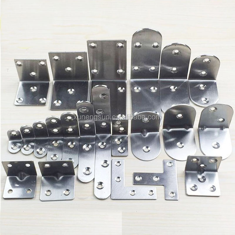 Customized Size Stainless Iron l Corner Bracket Galvanized Steel Angle Bracket 90 Degree Corner Bracket