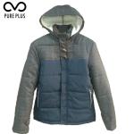 Windproof Mens Light Padded Jacket , Warm Padded Coat Heat Retention