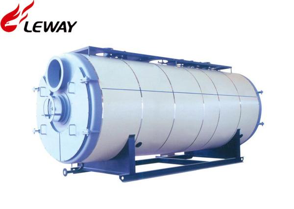 0.35MW Horizontal Gas Fired Boiler , Gas Hot Water Tank Sufficient Heated