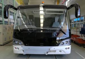Quality 51 Passenger 4 Stroke Diesel Engine Airport Limousine Bus 4 doors 2.7m width mini bus wholesale