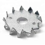1mm Metal Single Double Sided Circle Timber Connectors Tooth Plate for