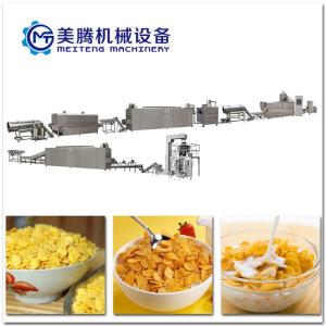 Quality 380V 50hz 3PHASE Corn Flaker Breakfast Cereal Making Machine 150kg/H wholesale