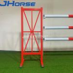 Red Fashionable Horse Jumps Equipment With Protection