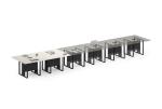 Contemporary Adjustable Office Workstations Cubicles Furniture 6x6