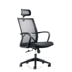 Quality Black Rocking Swivel Ergonomic Chair , OEM Staff Mesh Revolving Chair wholesale