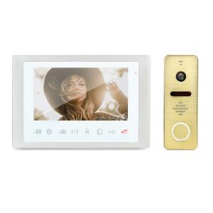 Quality White/black optional 10 inch touch button video door bell high quality metal video door phone parts wholesale
