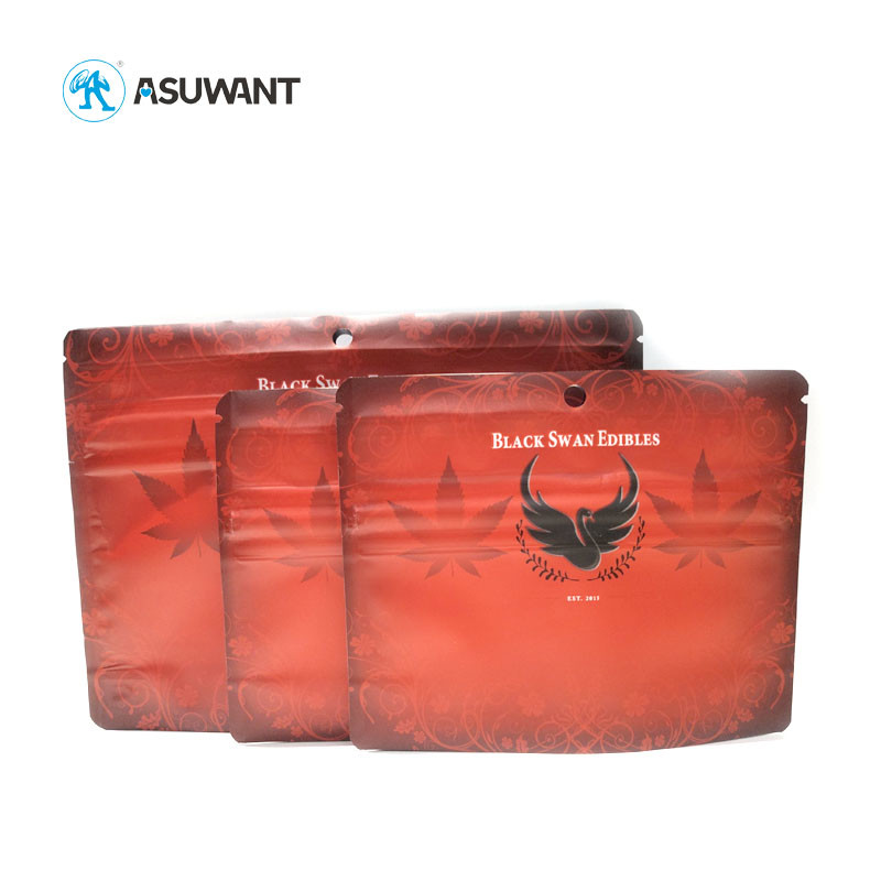 Medical Packaging Child Proof Zipper Bags Weed Pouch Gravnre Printing